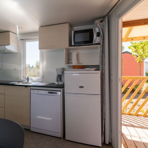 Mobilheim 4 Personen - MH KOMFORT PLUS 2 SCHLAFZIMMER 1 BADEZIMMER