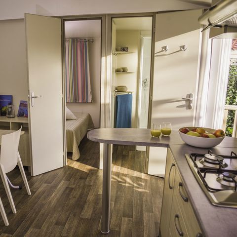 Mobilheim 4 Personen - 3 Zimmer 4 Personen Klimatisiert + TV