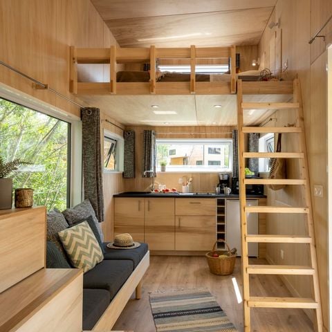 AUßERGEWÖHNLICHE UNTERKUNFT 4 Personen - Tiny house PREMIUM- 2 Schlafzimmer