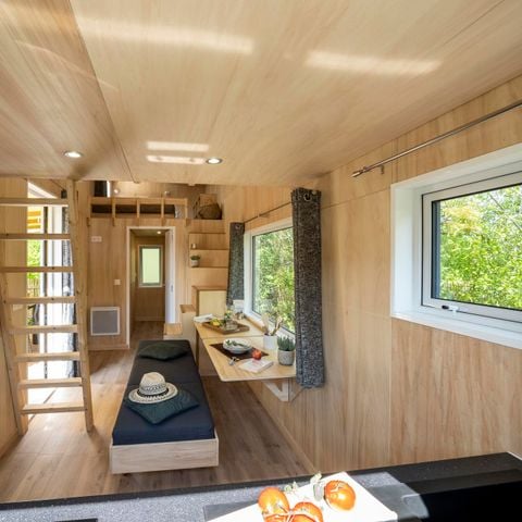 AUßERGEWÖHNLICHE UNTERKUNFT 4 Personen - Tiny house PREMIUM- 2 Schlafzimmer