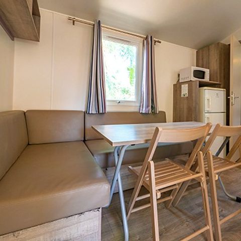 Mobilheim 4 Personen - Classic | 2 Schlafz. | 4 Pers. | Erhöhte Terrasse