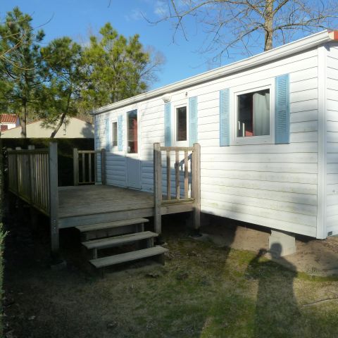 Mobilheim 4 Personen - ECO NICHT ÜBERDACHTE TERRASSE