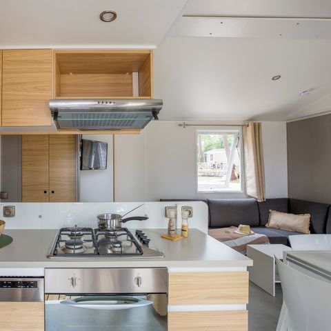 Mobilheim 6 Personen - Casablanca **** 39m² mit TV - 3 Schlafzimmer - 2 Bäder