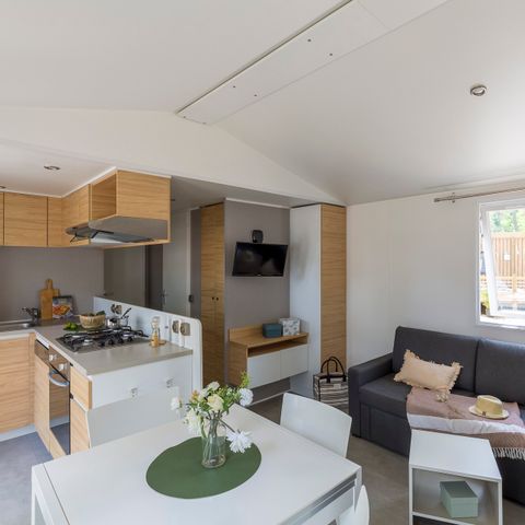 Mobilheim 6 Personen - Casablanca **** 39m² mit TV - 3 Schlafzimmer - 2 Bäder