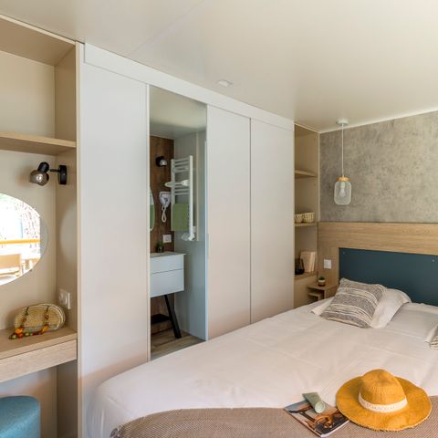 Mobilheim 6 Personen - Palma Premium 39m² mit TV - 3 Schlafzimmer - 2 Bäder