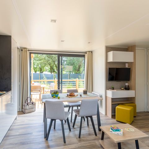 Mobilheim 6 Personen - Palma Premium 39m² mit TV - 3 Schlafzimmer - 2 Bäder