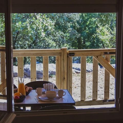 FERIENHAUS 3 Personen - LEBENDIGES WASSER ÜBERDACHTE TERRASSE TV