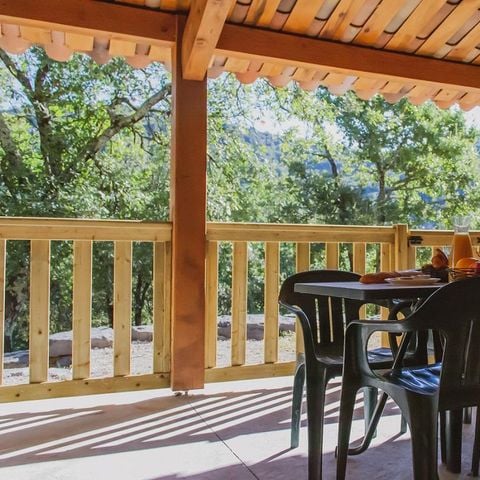 FERIENHAUS 3 Personen - LEBENDIGES WASSER ÜBERDACHTE TERRASSE TV