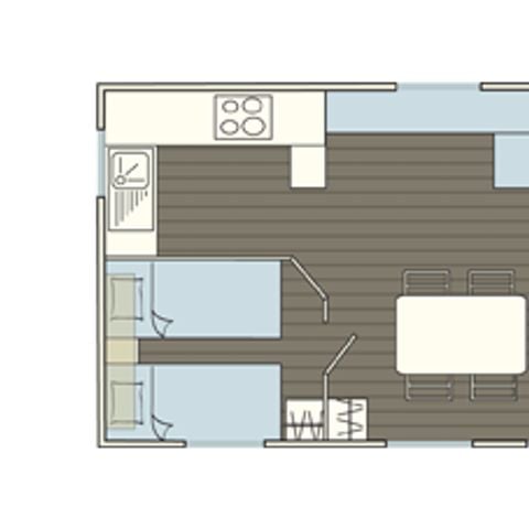 Mobilheim 4 Personen - MH2 SAVANAH 31 m²