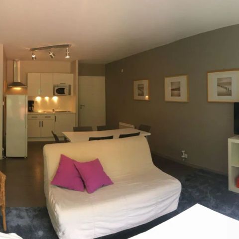 Apartement 6 Personen - Premium Apartment 63m² 2 Schlafzimmer + SPA Zugang + Handtücher und Bettwäsche + Terrasse + TV + LV