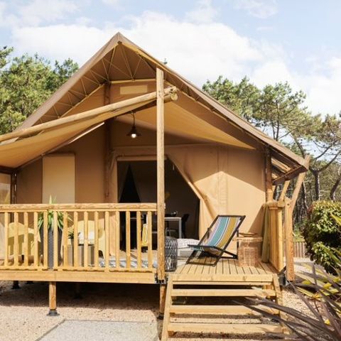 Zelt 5 Personen - LODGE JUNGLE WOOD