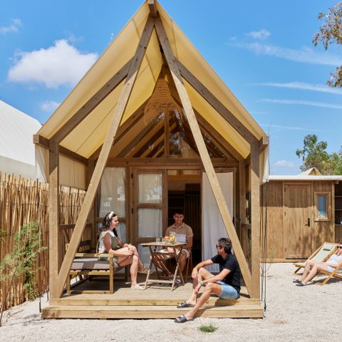 SafariZelt 4 Personen - Glamping Cabin-Tent Senyoret