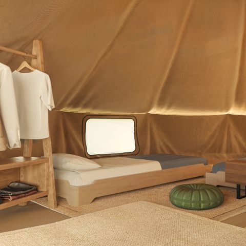 AUßERGEWÖHNLICHE UNTERKUNFT 3 Personen - Glamping Bell Tent Balsa