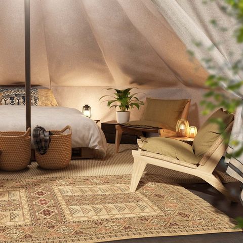 AUßERGEWÖHNLICHE UNTERKUNFT 3 Personen - Glamping Bell Tent Balsa