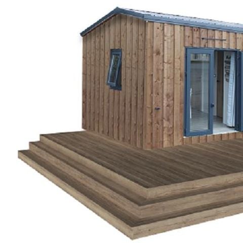 Mobilheim 5 Personen - CABANE GLAMPING 2Zi - 5Pers - ohne Sanitäranlagen - 22m2