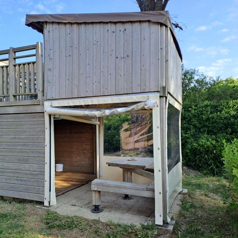 AUßERGEWÖHNLICHE UNTERKUNFT 2 Personen - Pfahlhütte Campétoile 10 m² 1 Zimmer 2019 (ohne private Sanitäranlagen)