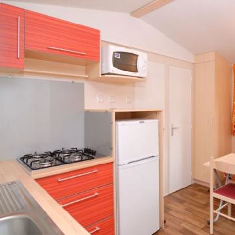 Mobilheim 5 Personen - Comfort | 2 Schlafz. | 5 Pers. | Einfache Terrasse | Klimaanlage