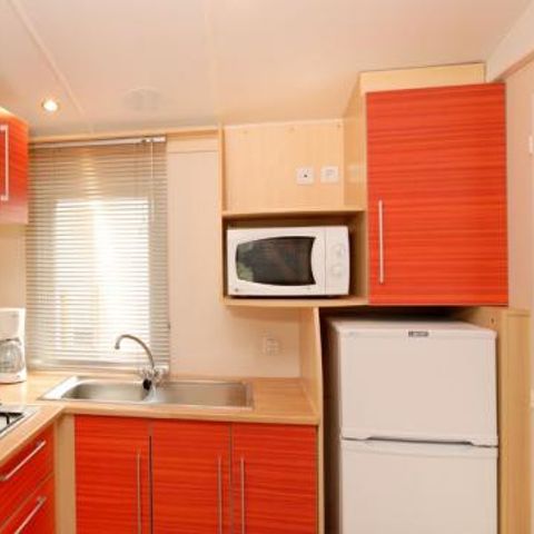 Mobilheim 5 Personen - Comfort | 2 Zi. | 5 Pers. | Einfache Terrasse | Clim.