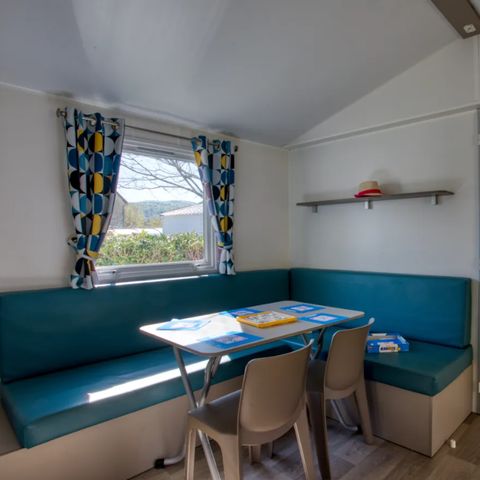 Mobilheim 4 Personen - Bahamas Confort 26m² (2 Zimmer) - überdachte Terrasse + TV 4 pers.