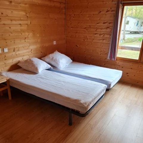 Chalet 2 Personen - Chalet Confort 35m² 1 Zimmer - Klimaanlage + TV + Überdachte Terrasse