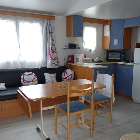 Mobilheim 6 Personen - CAMPING ACAPULCO MH 3 Zimmer Standard (Mobilheim + 12 Jahre) überdachte Terrasse 30m² 6 Pers.