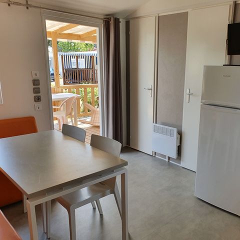 Mobilheim 5 Personen - CAMPING ACAPULCO MH 2 Zimmer Komfort 26m² + Überdachte Terrasse 26m² 4/5 Pers.