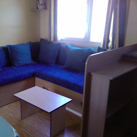 Mobilheim 4 Personen - CAMPING ACAPULCO/ MH 2 Zimmer Standard (+12J.) Überdachte Terrasse 21-25m² 4 Pers.