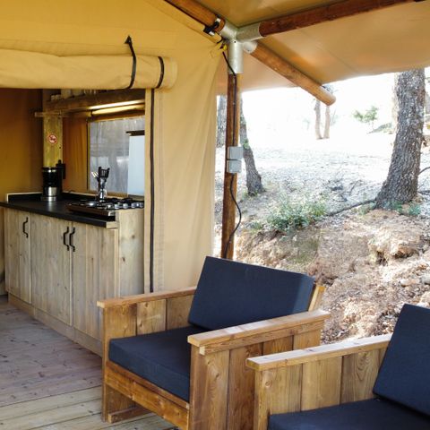 SafariZelt 5 Personen - Eco-Lodge SAVANE