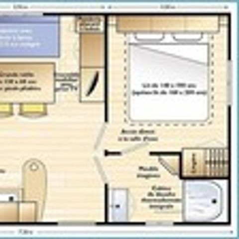 Mobilheim 6 Personen - 29 m2