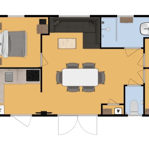 Mobilheim 6 Personen - Lavande