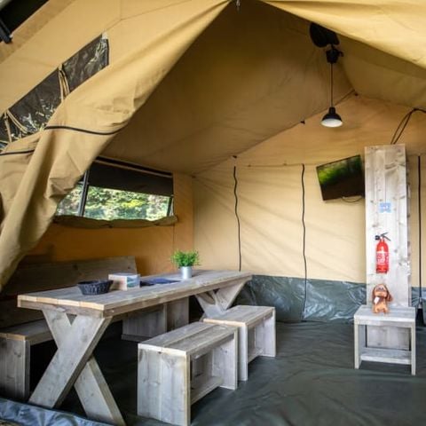 Bungalowzelt 6 Personen - Bungalow Zelt Glamping Tournesol 4+2