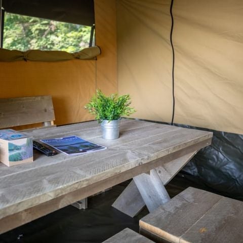 Bungalowzelt 6 Personen - Bungalow Zelt Glamping Tournesol 4+2