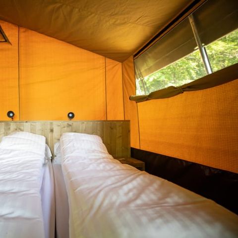 Bungalowzelt 6 Personen - Bungalow Zelt Glamping Tournesol 4+2