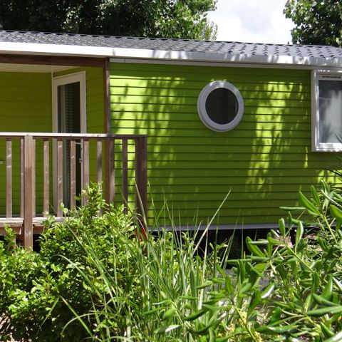 Mobilheim 4 Personen - 2 Schlafzimmer - Klimaanlage + TV