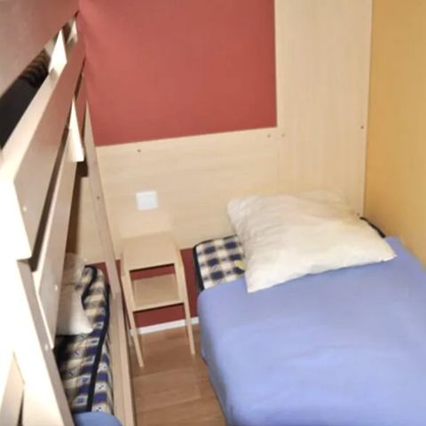 Mobilheim 5 Personen - 3 Kleeblätter - 2 Zimmer - Klima.