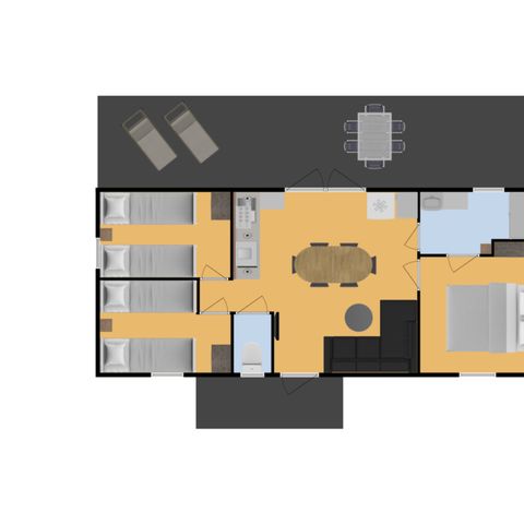 Mobilheim 6 Personen - Laffrey Cote Jardin