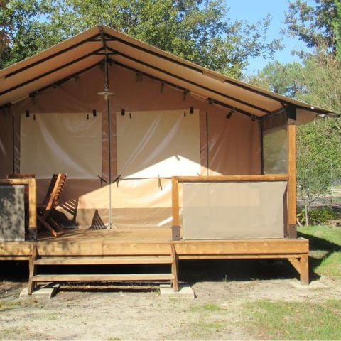 Bungalowzelt 5 Personen - 2 Zimmer 30m² - ohne Sanitäranlagen