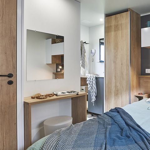 Mobilheim 4 Personen - Olivier (2023), 2 Schlafzimmer 2 Badezimmer, großes Wohnzimmer (tv), Terrasse, wifi