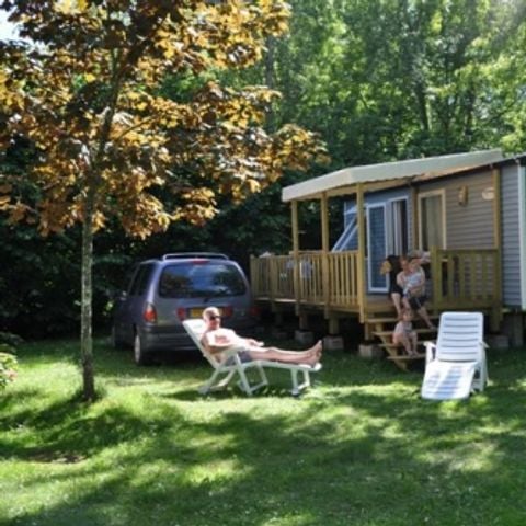 Mobilheim 4 Personen - Le CHENE Dimanche ( 2 Schlafzimmer)Große Terrasse+ TV