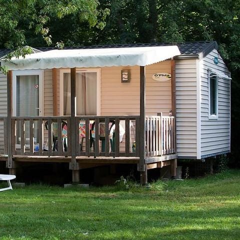 Mobilheim 4 Personen - Le CHENE Dimanche ( 2 Schlafzimmer)Große Terrasse+ TV