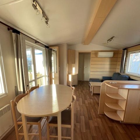 Mobilheim 6 Personen - Mobil Home Premium 41m2 (3Sch-6Pers) + 2 Bäder + Klimaanlage