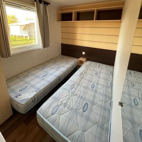 Mobilheim 6 Personen - Mobil Home Premium 41m2 (3Sch-6Pers) + 2 Bäder + Klimaanlage