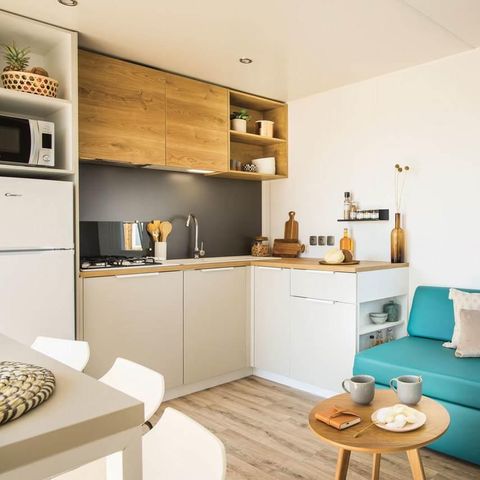 Mobilheim 6 Personen - Komfort (3 Zimmer) - Terrasse