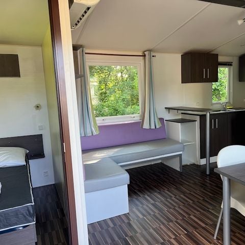 Mobilheim 7 Personen - Premium - 3 Zimmer (Max. 6 Erwachsene + 1 Kind) Option Klimaanlage