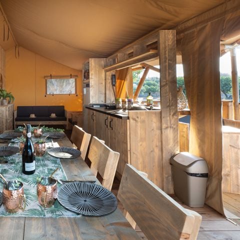 SafariZelt 5 Personen - SAFARI LODGE 2Zi 5Pers