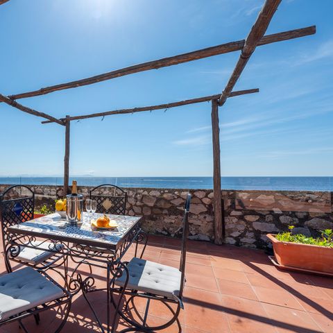 Apartement 4 Personen - Grecale Turbolo Tower Apartment im obersten Stockwerk mit einer großen Terrasse