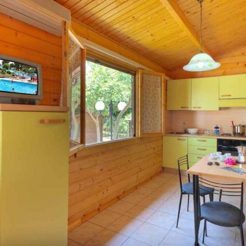 Bungalow 5 Personen - Trilocale aus Holz