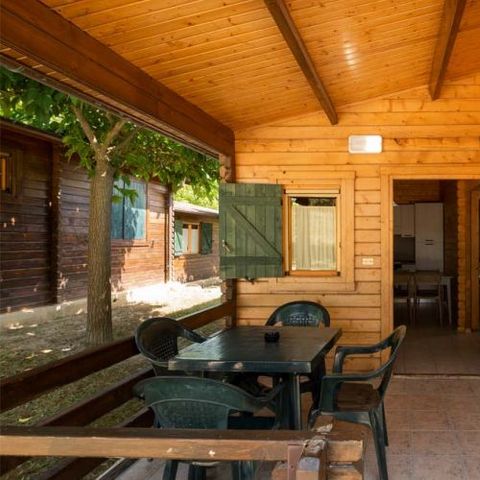 Bungalow 5 Personen - Trilocale aus Holz