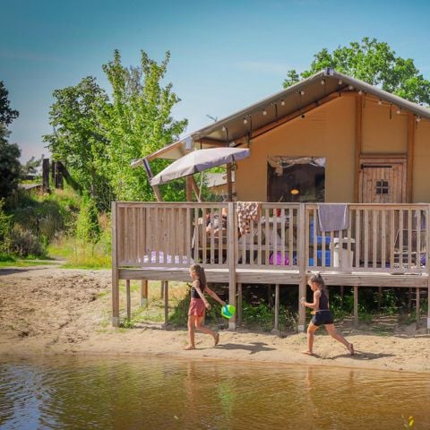 Zelt 6 Personen - Luxuriöses Safarizelt am Wasser