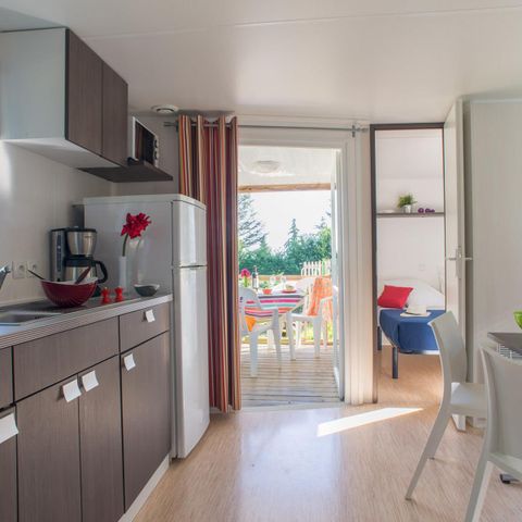 Mobilheim 5 Personen - Prestige 32m² 2 Schlafzimmer - Klimaanlage